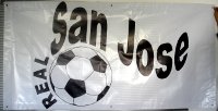 Real San Jose Logo Vinyl Banner